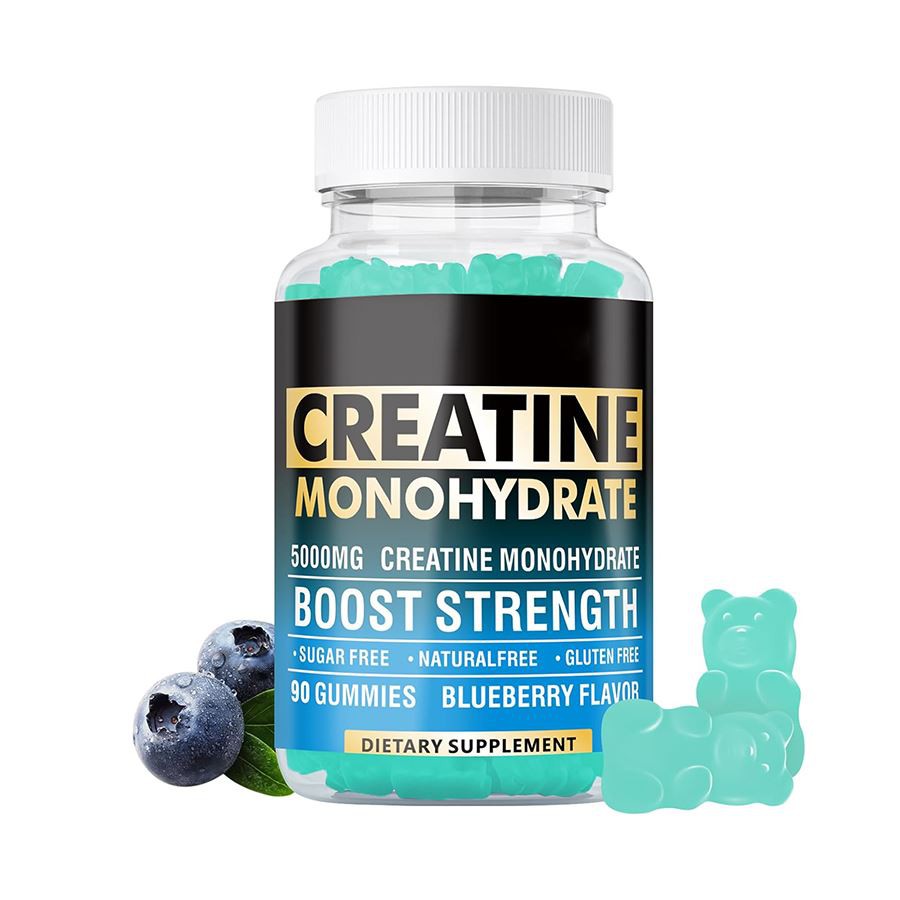 Gummies creatine monohydrate meningkatkan kekuatan kekuatan dan pemulihan secara alami