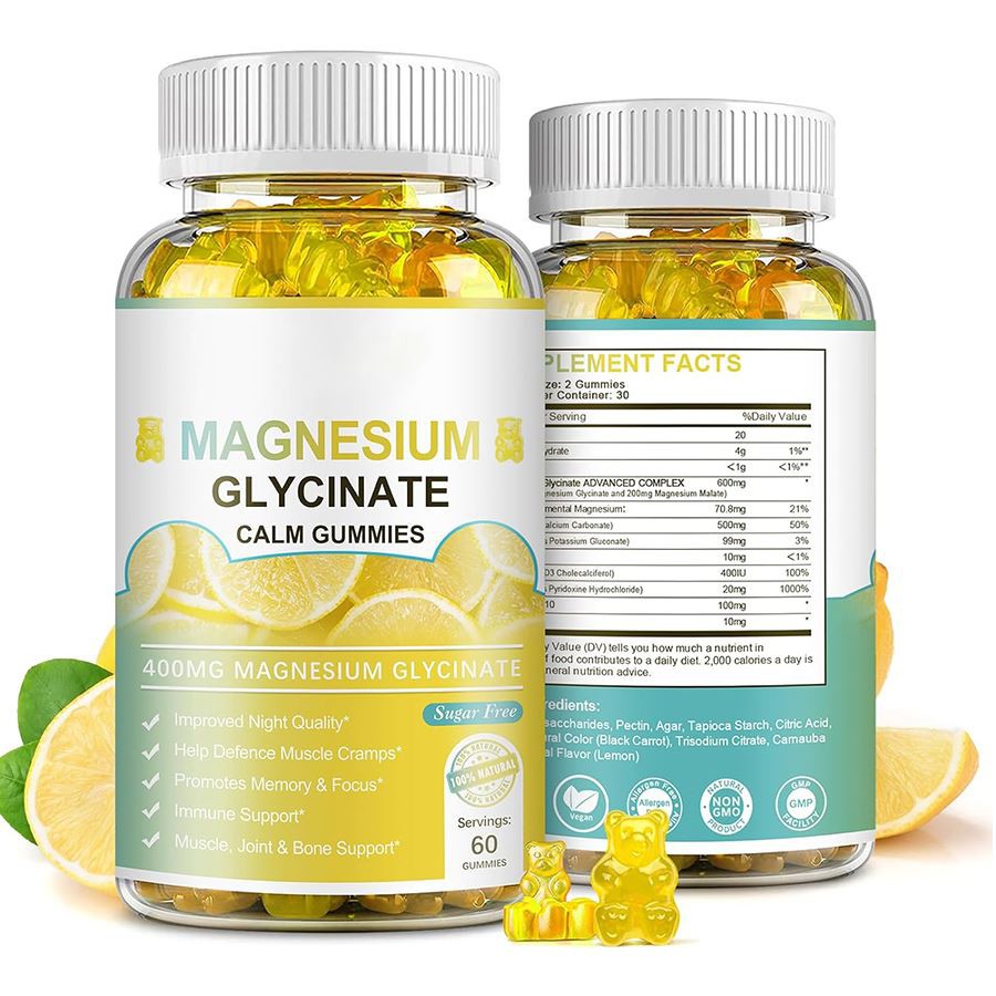 Magnesium Glycinate Calm Calmies Dukungan Nature Menenangkan untuk Tidur, Vitalitas Relaksasi