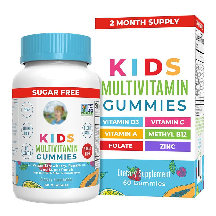 Anak -anak Maryruth Multivitamin Gummies Lezat, Dukungan Bermain Nutrisi untuk Tumbuh Tubuh