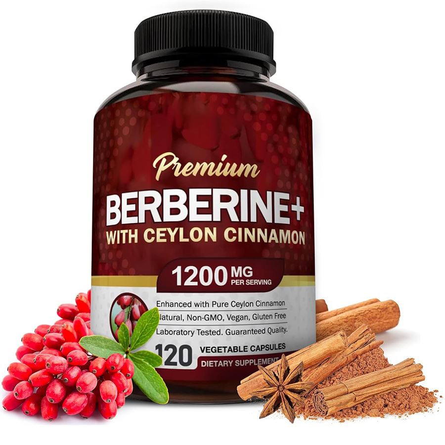 Premium Berberine dengan formula aksi ganda Ceylon Cinnamon Nature untuk keseluruhan metabolik - Body Wellness