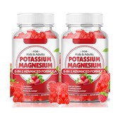 Kalium Magnesium 8in1 Gummies Advanced: Kid dewasa - Dukungan ramah untuk otot, kekebalan vitalitas harian harian