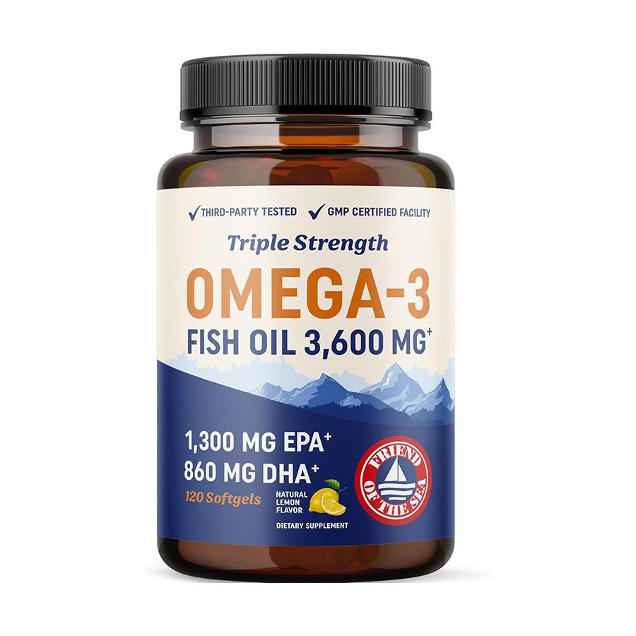 Minyak Ikan Omega 3 Kekuatan Tiga Kali Lipat